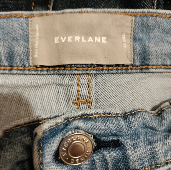 Everlane Light Wash Ankle Cropped Jeans - Picture 3 of 3